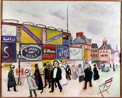 Cartazes em Trouville de Raoul Dufy