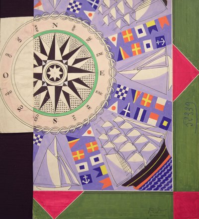 Lenços de marinheiro (guache) de Raoul Dufy