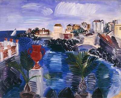 Sicilian Countryside; Paysage de Sicile, c.1922-23 (óleo sobre tela) de Raoul Dufy