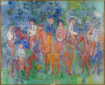 Os cavaleiros do bosque de Raoul Dufy