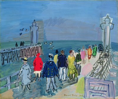 O cais de Trouville de Raoul Dufy
