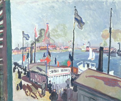 O porto de Le Havre de Raoul Dufy