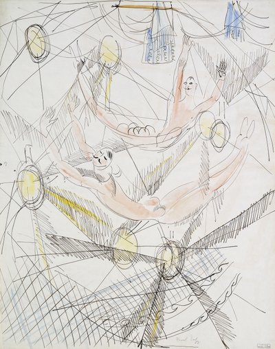 O Trapézio; Les Trapezistes de Raoul Dufy