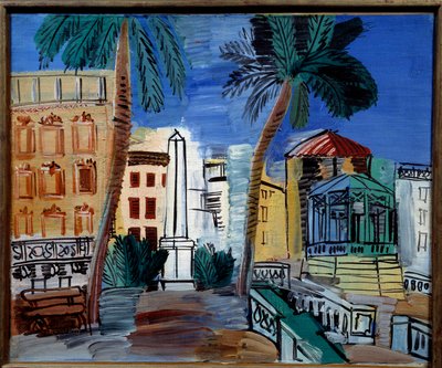Vista do Obelisco em Hyeres de Raoul Dufy