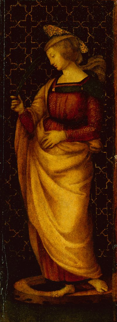 Santa Catarina de Alexandria (óleo sobre tela) de Raphael