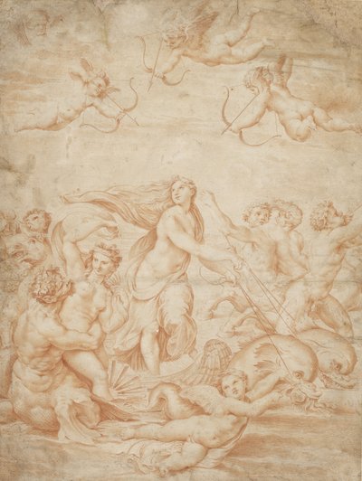 O triunfo da Galatea de after Raphael
