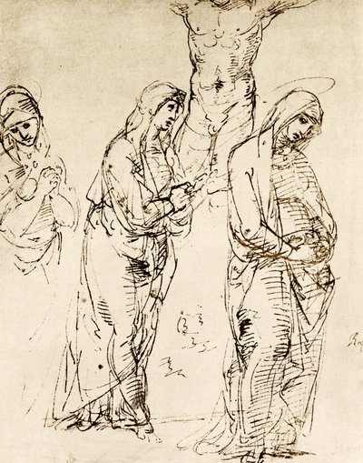 Designs para a Mãe de Deus sob a cruz de Raffaello Sanzio Raphael