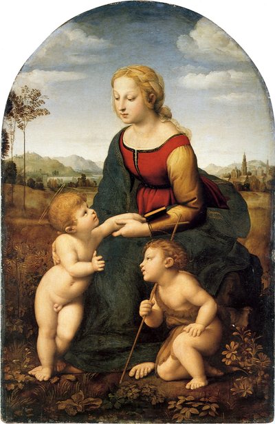 Nossa Senhora e o menino com São João Batista

Título(s) alternativo(s):  A bela jardineira de Raphael