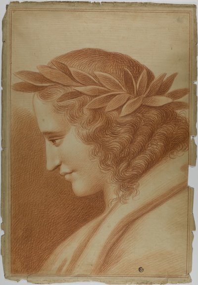Poeta coroado de louros de Raphael