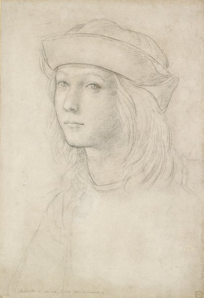 Retrato de um jovem desconhecido possivelmente um auto-retrato de Raphael