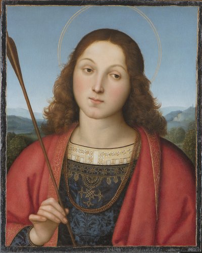São Sebastião, ca 1501-1502 de Raffaello Sanzio Raphael