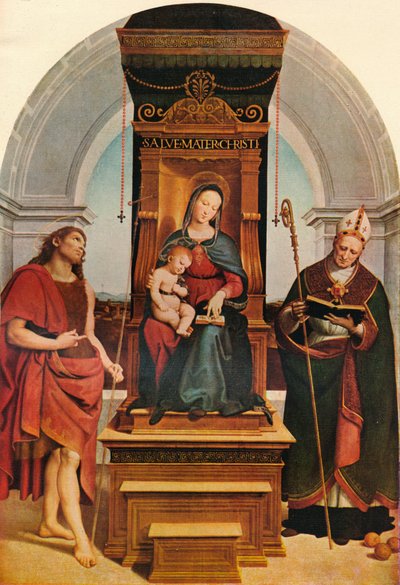 A Madona Ansidei, 1505, 1911 de Raffaello Sanzio Raphael
