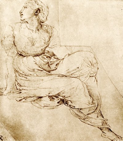A musa Erato de Raffaello Sanzio Raphael