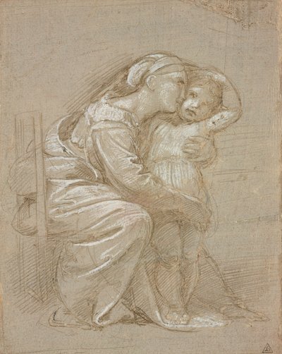 A Virgem e a Criança, início do século XVI de Raphael
