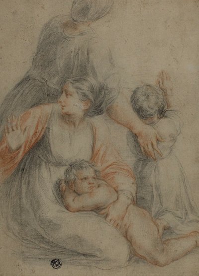 Mulher e crianças de Raphael