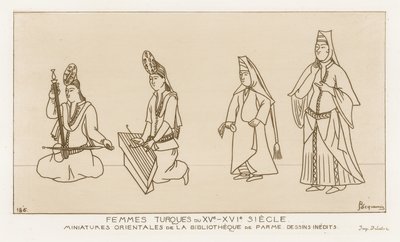 Mulheres turcas dos séculos XV-XVI de Raphael Jacquemin