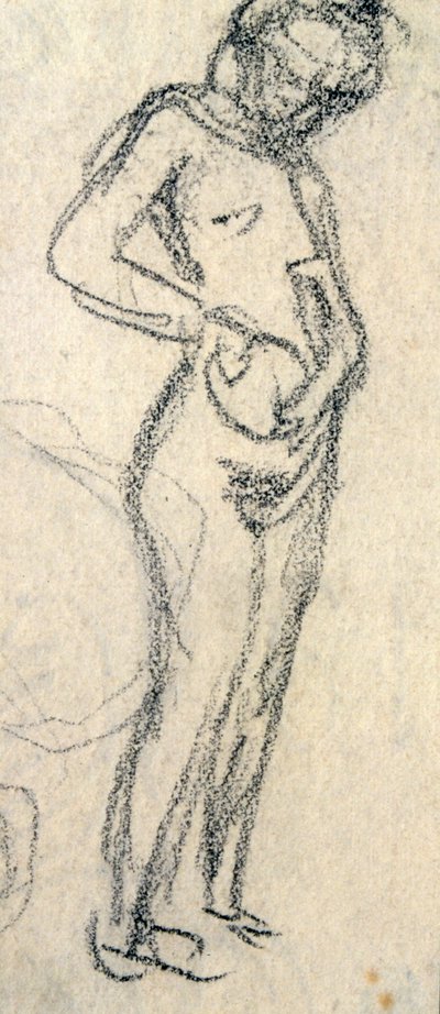 Estudo nu, c. 1905 (desenho) de Raphael Kirchner