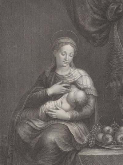 A Madonna del Latte, 1815. de Raphael Morghen