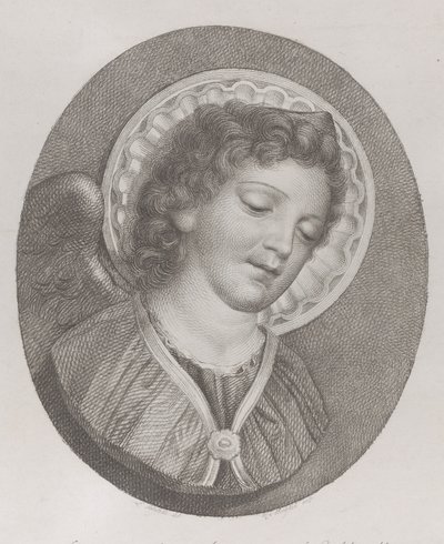 O Arcanjo Gabriel, 1800 de Raphael Morghen