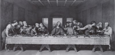 A Última Ceia, 1800 de Raphael Morghen