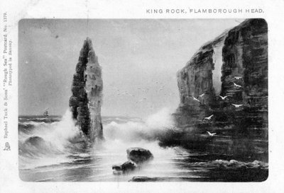 Rei Rock, Cabeça de Flamborough, East Riding, Yorkshire, 1903. de Raphael Tuck