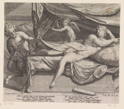 Júpiter e Antiope de Raphaël Sadeler (I)