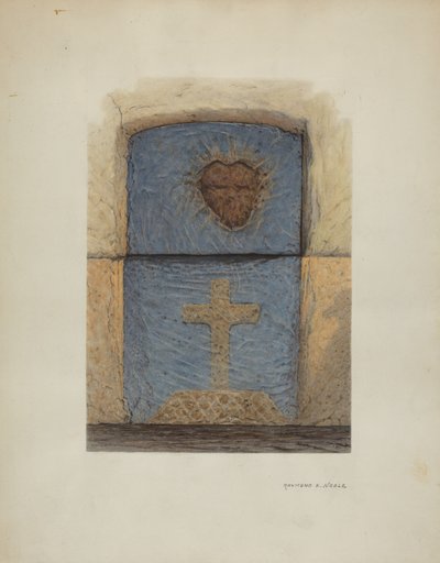 Pedra-chave, c. 1940. de Raymond E. Noble
