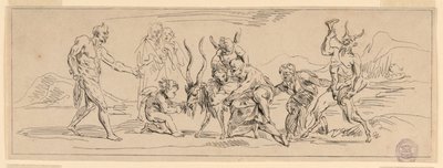 Bacchanalia com uma cabra de Raymond Lafage