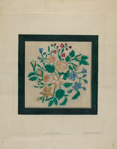 Peça de Bordado, c. 1936. de Raymond Manupelli
