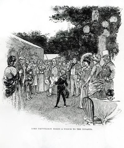 Ilustração para o Little Lord Fauntleroy (gravura) de Reginald Bathurst Birch