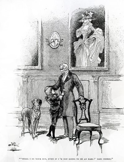 Ilustração para o Little Lord Fauntleroy (gravura) de Reginald Bathurst Birch