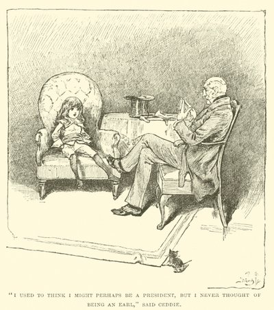 Ilustração para Little Lord Fauntleroy de Reginald Bathurst Birch