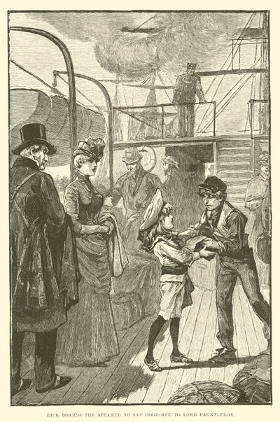 Ilustração para Little Lord Fauntleroy de Reginald Bathurst Birch