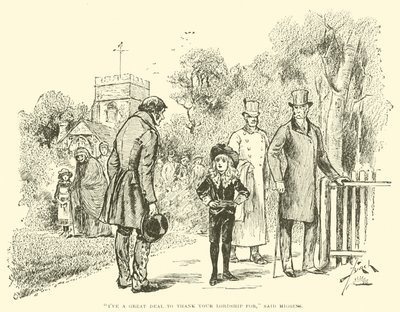 Ilustração para Little Lord Fauntleroy de Reginald Bathurst Birch