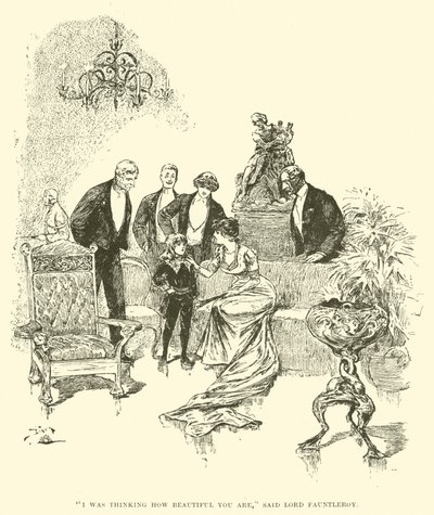 Ilustração para Little Lord Fauntleroy de Reginald Bathurst Birch
