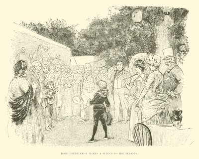 Ilustração para Little Lord Fauntleroy de Reginald Bathurst Birch