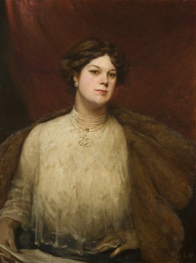 Dame Clara Butt, c.1906 (óleo sobre tela) de Reginald Edward Higgins