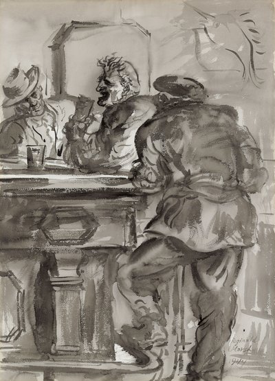 Filósofo de bar de Reginald Marsh