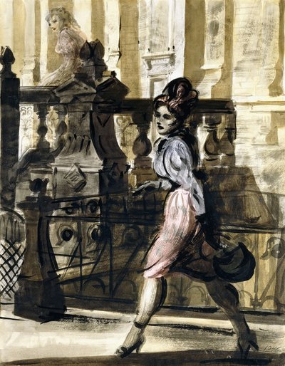 Passeio pelo centro da cidade de Reginald Marsh