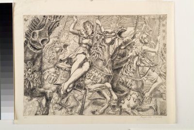 Carrossel (gravura) de Reginald Marsh