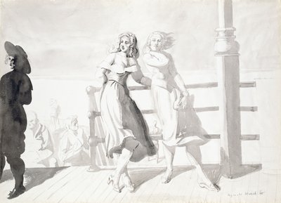 No passeio marítimo de Reginald Marsh
