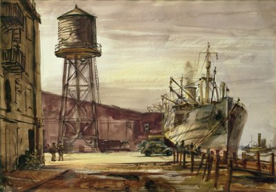 Porto (aguarela sobre papel) de Reginald Marsh