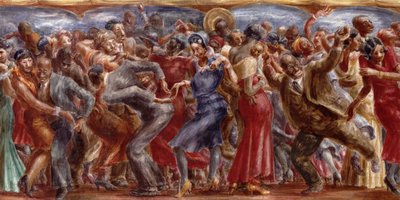 Salão de baile do Savoy de Reginald Marsh