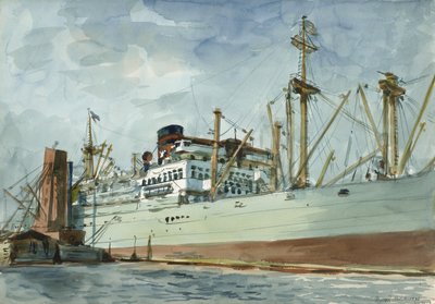 Cargueiro e rebocador a vapor de Reginald Marsh