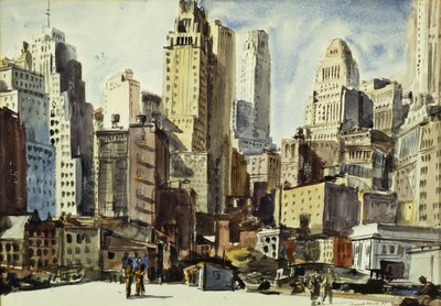 Vista de Coenties Slip de Reginald Marsh