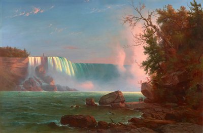 Cataratas do Niágara 1855 (Óleo sobre tela) de Regis Francis Gignoux
