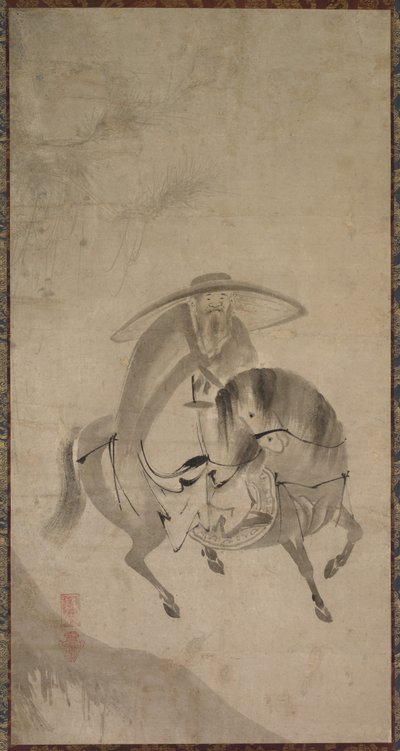 Su Dongpo montando um burro de Reietsu