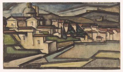 Vista de uma cidade italiana de Reijer Stolk