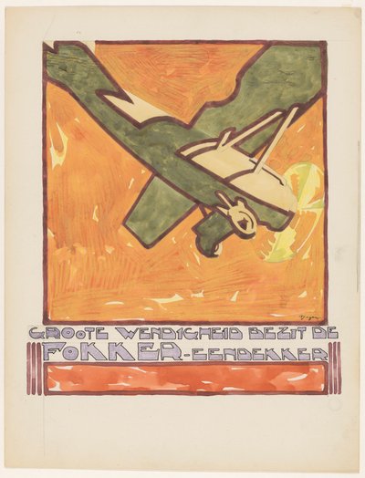 Grande agilidade possui os patinhos Fokker (título original sobre o objecto) de Reijer Stolk