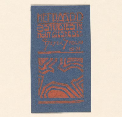 Het paard (título original sobre o objecto) de Reijer Stolk
